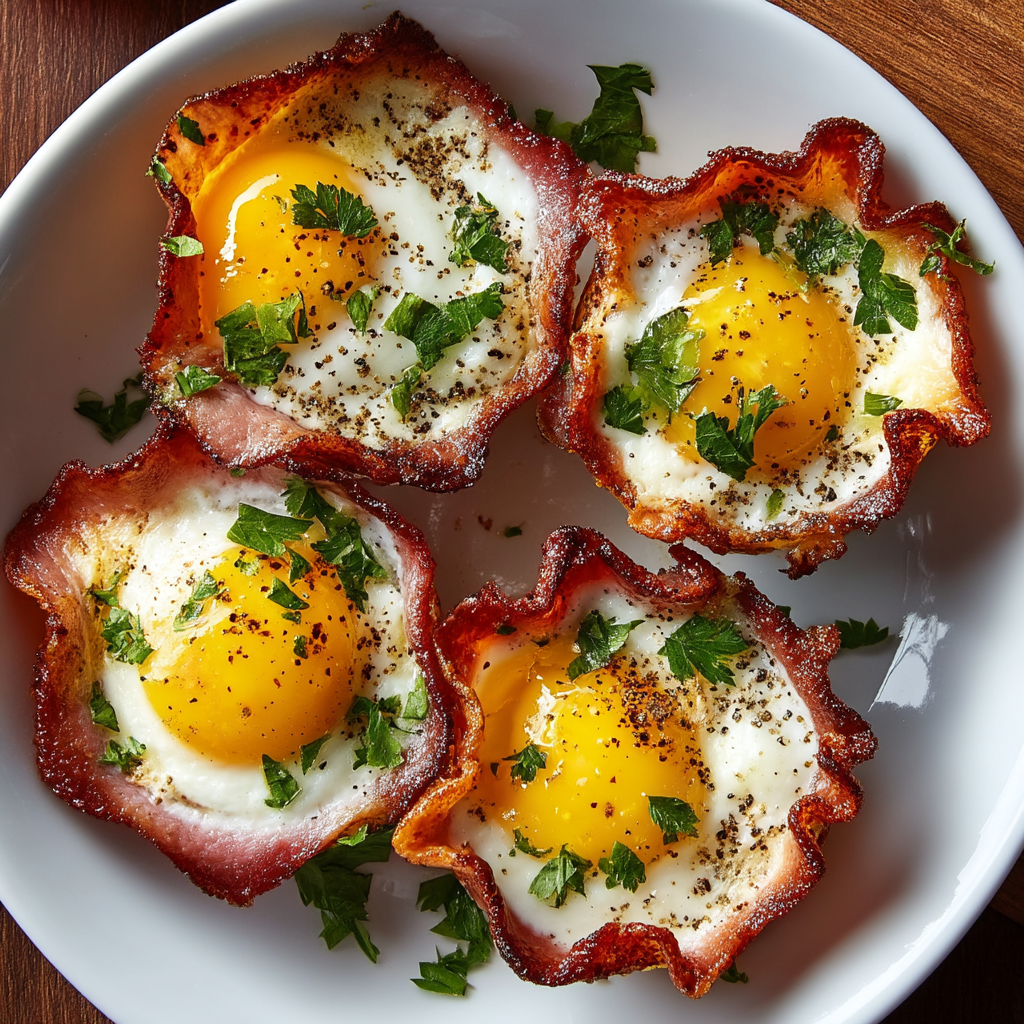 Baked Ham and Egg Cups