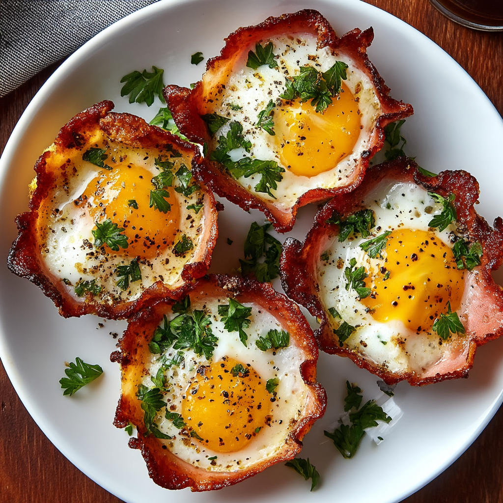 Baked Ham and Egg Cups