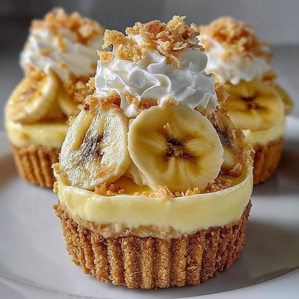 Mini Banana Cream Pies