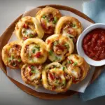 Loaded Pull Apart Pizza Rolls