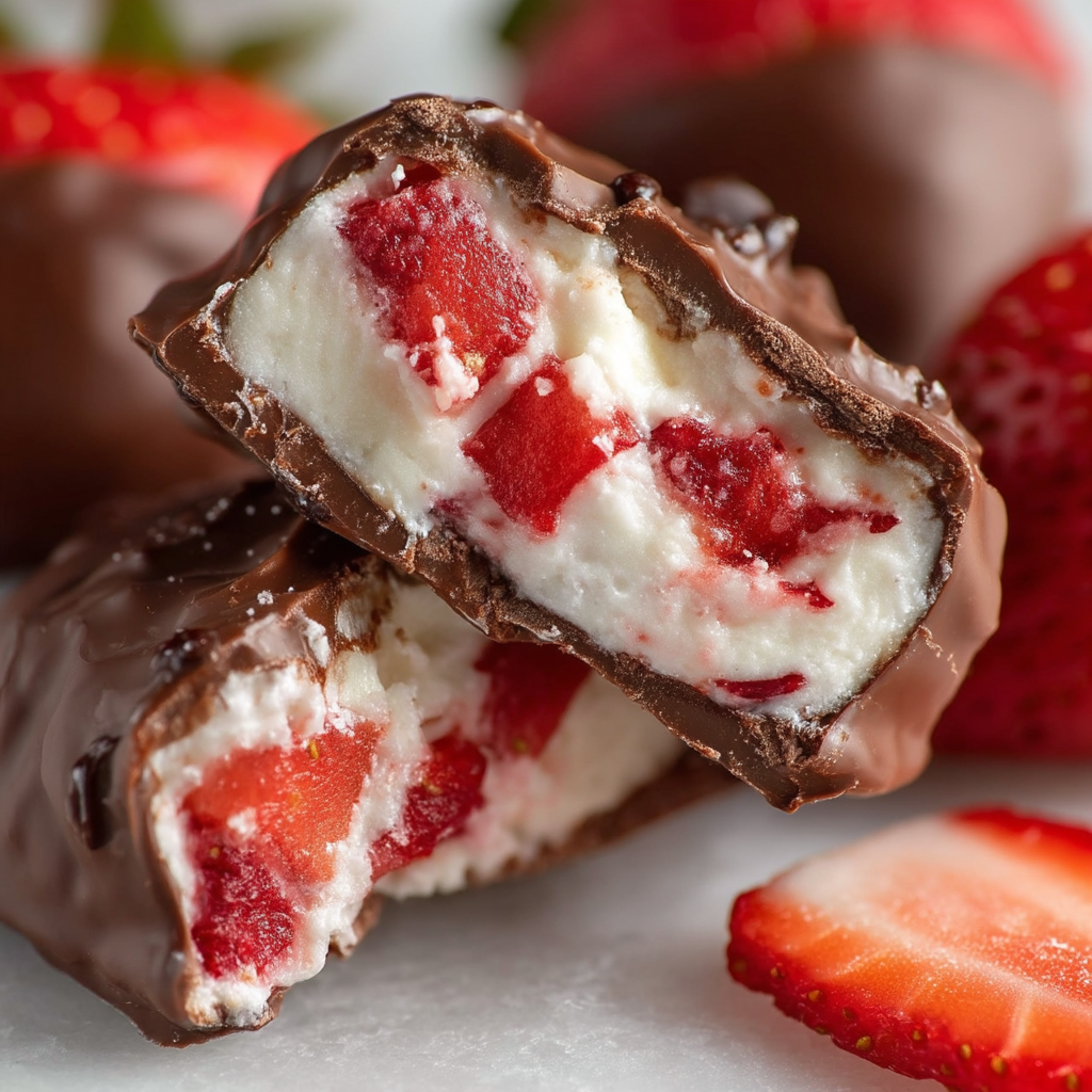 Chocolate Strawberry Yogurt Clusters