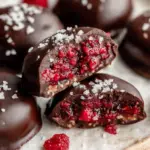 Dark Chocolate Jam Bites