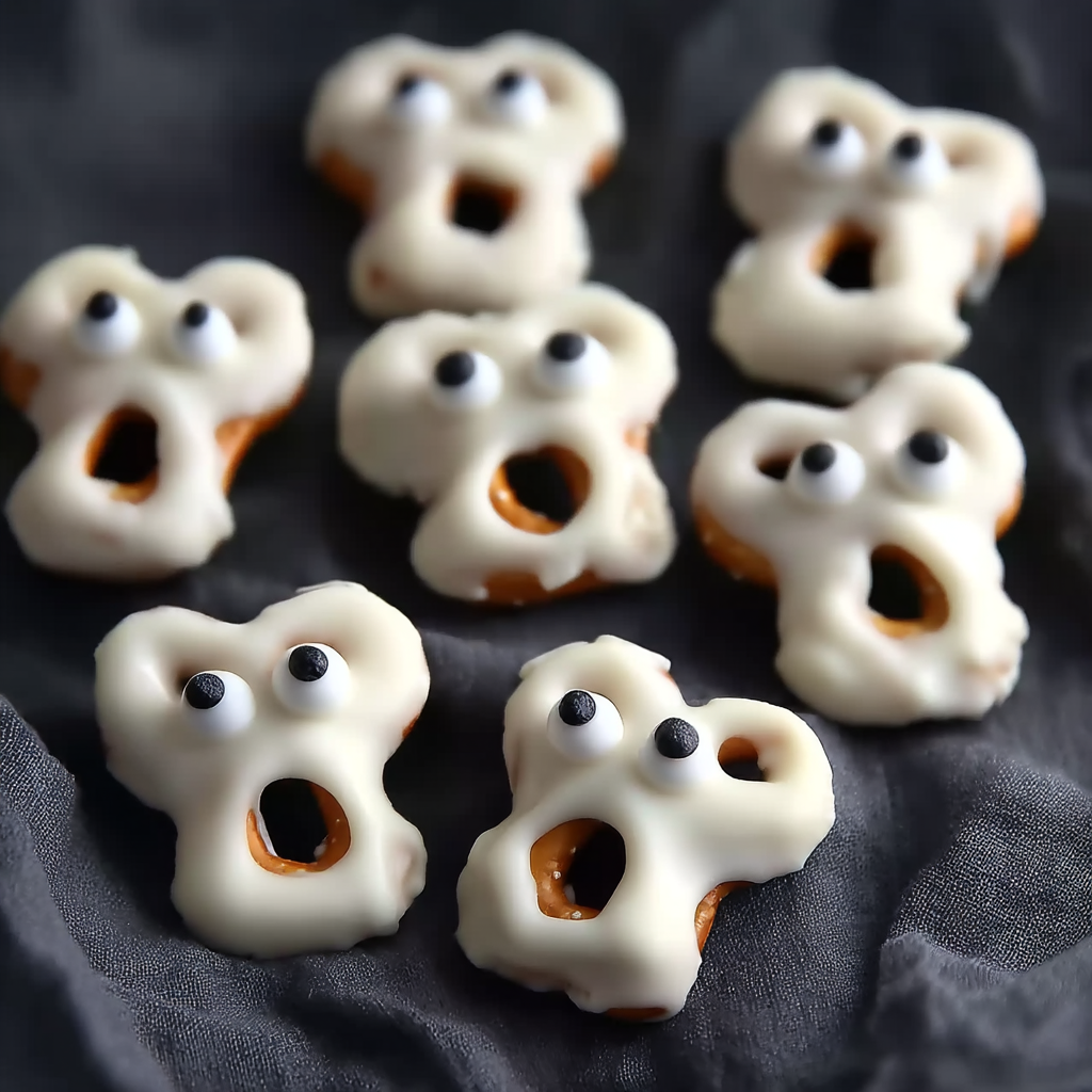 Ghost Pretzels