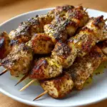 Lemon Pepper Chicken Skewers