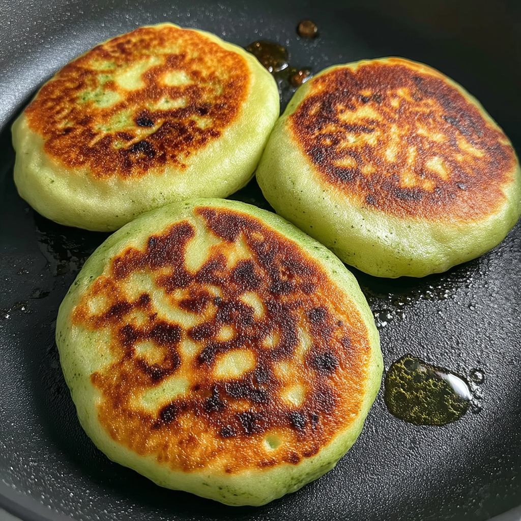 Focaccine Broccoli and Potatoes in a Pan