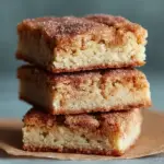 Chewy Snickerdoodle Blondies