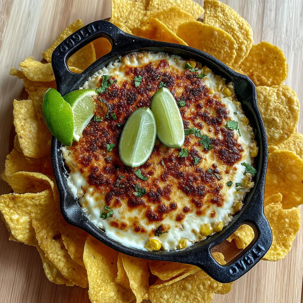 Baked Queso Fresco & Spicy Corn
