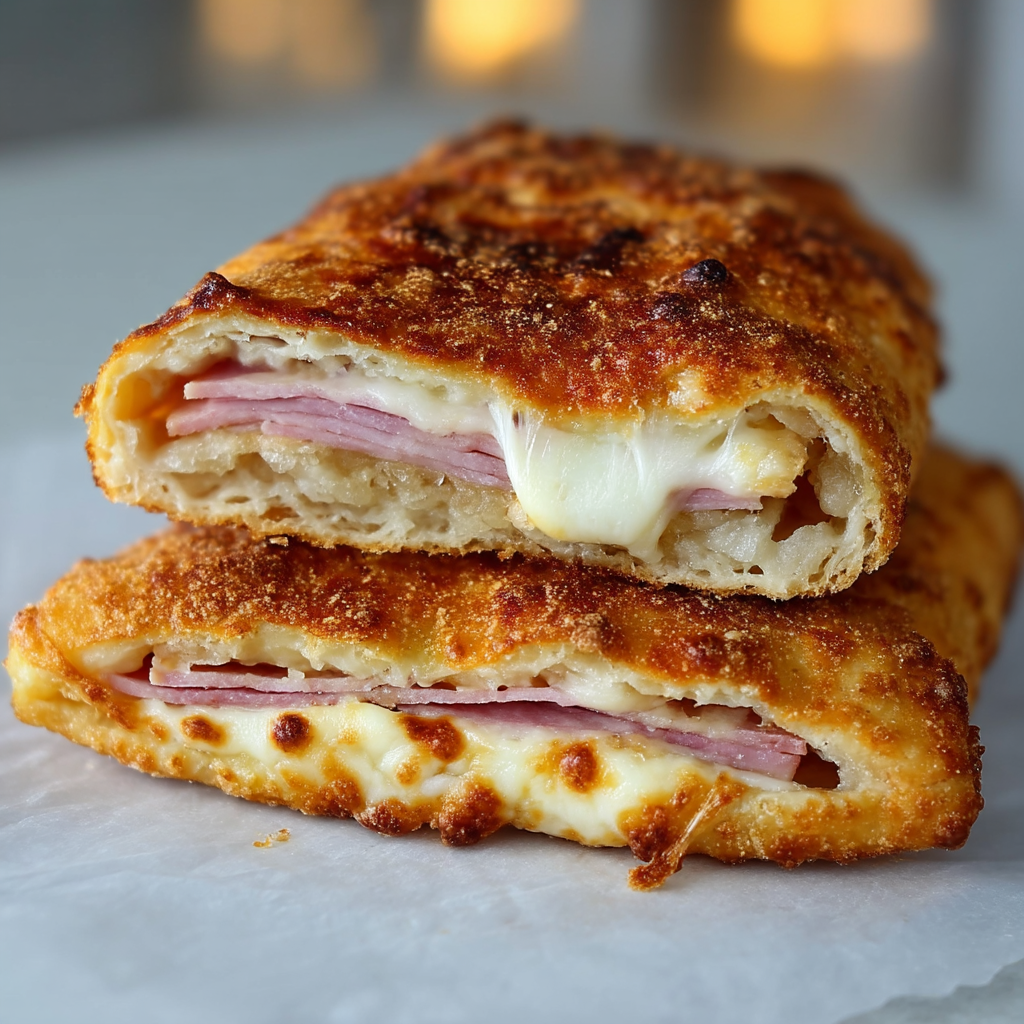 Air Fryer Ham & Cheese Hot Pockets