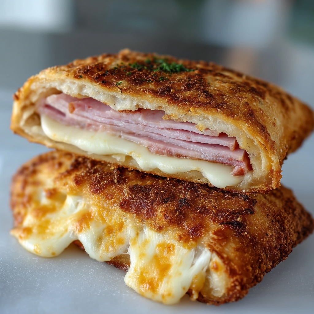 Air Fryer Ham & Cheese Hot Pockets