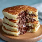 Nutella Stuffed Pancakes