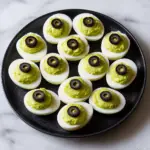 Creepy Deviled Eggs for Halloween