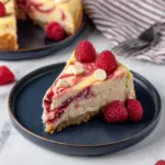 Raspberry White Chocolate Cheesecake
