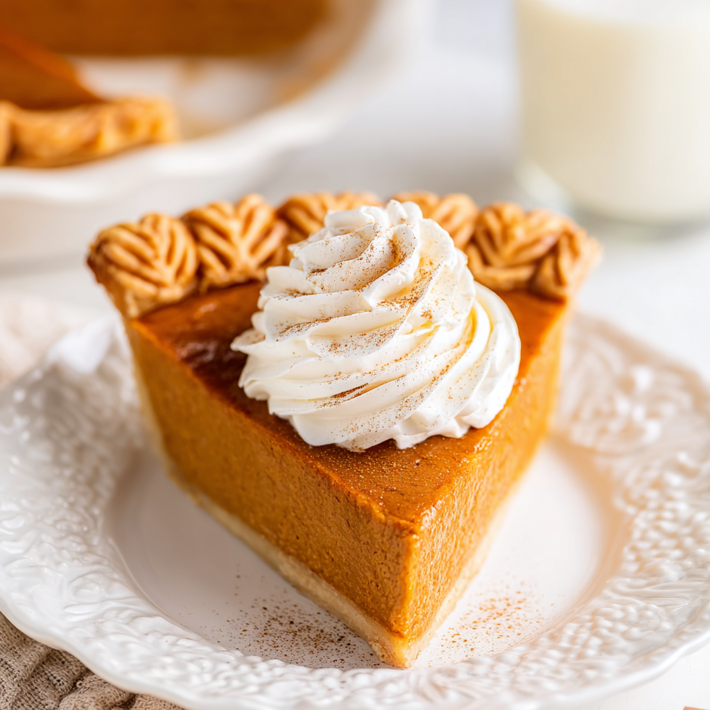 Creamy Pumpkin Pie recipe