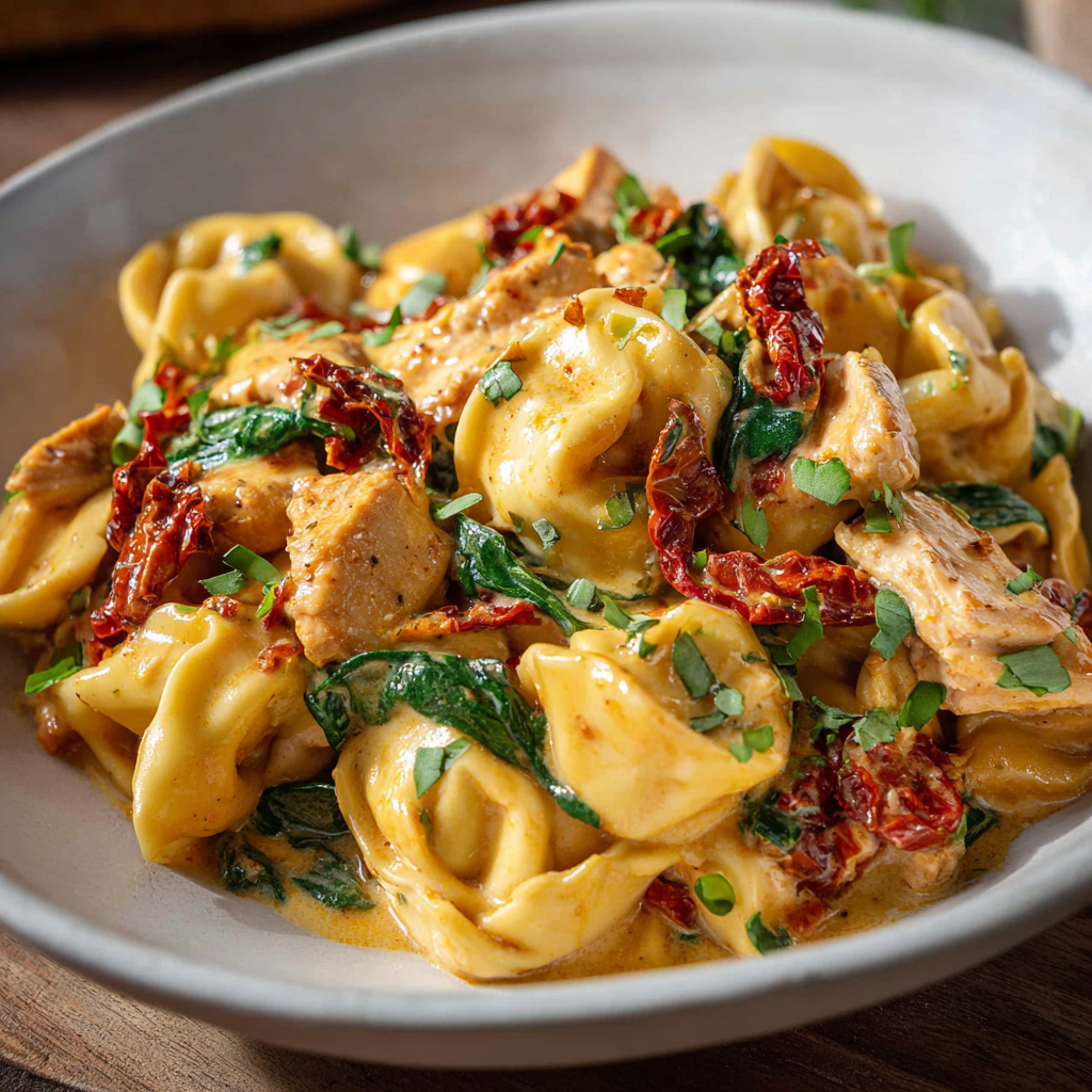Marry Me Chicken and Tortellini