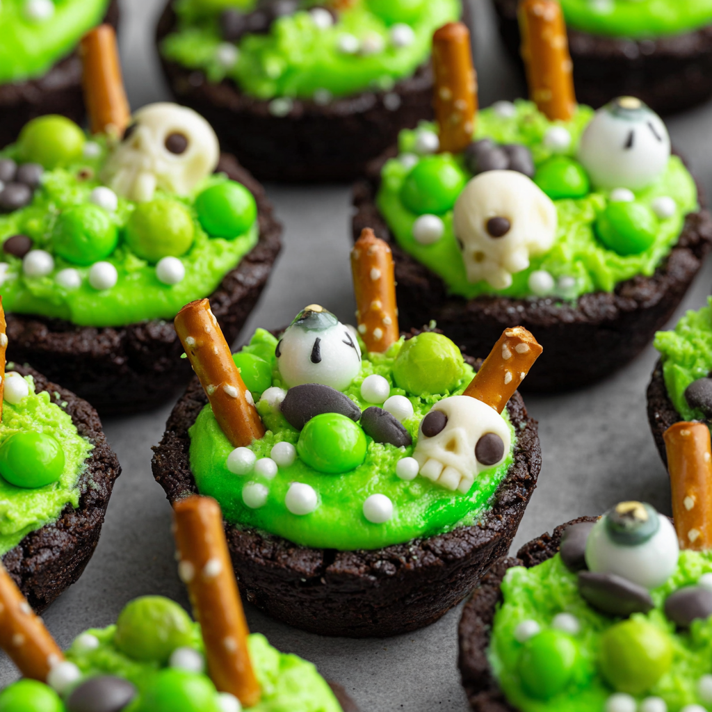 Cauldron Cookie Cups