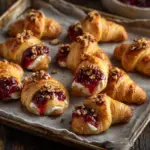 Cranberry Cream Cheese Crescent Bites