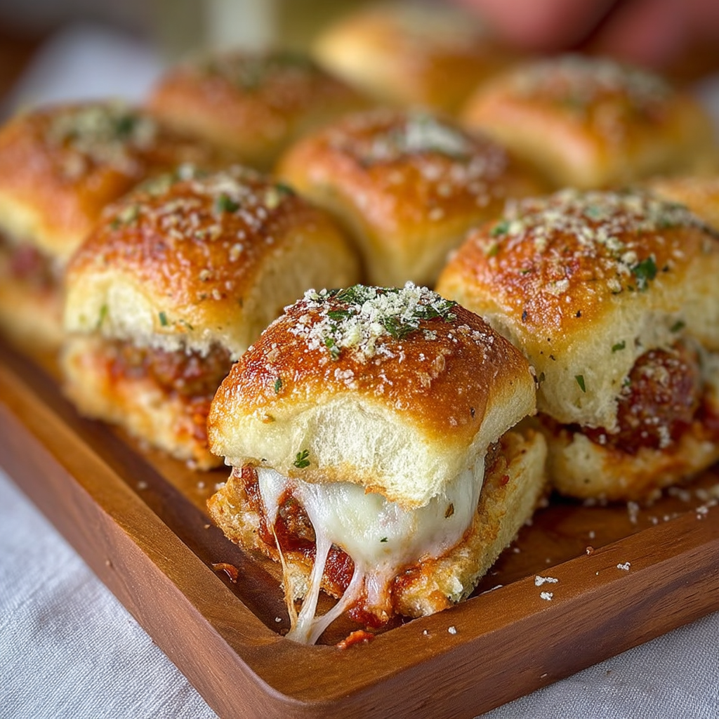 Pull-Apart Meatball Sliders 