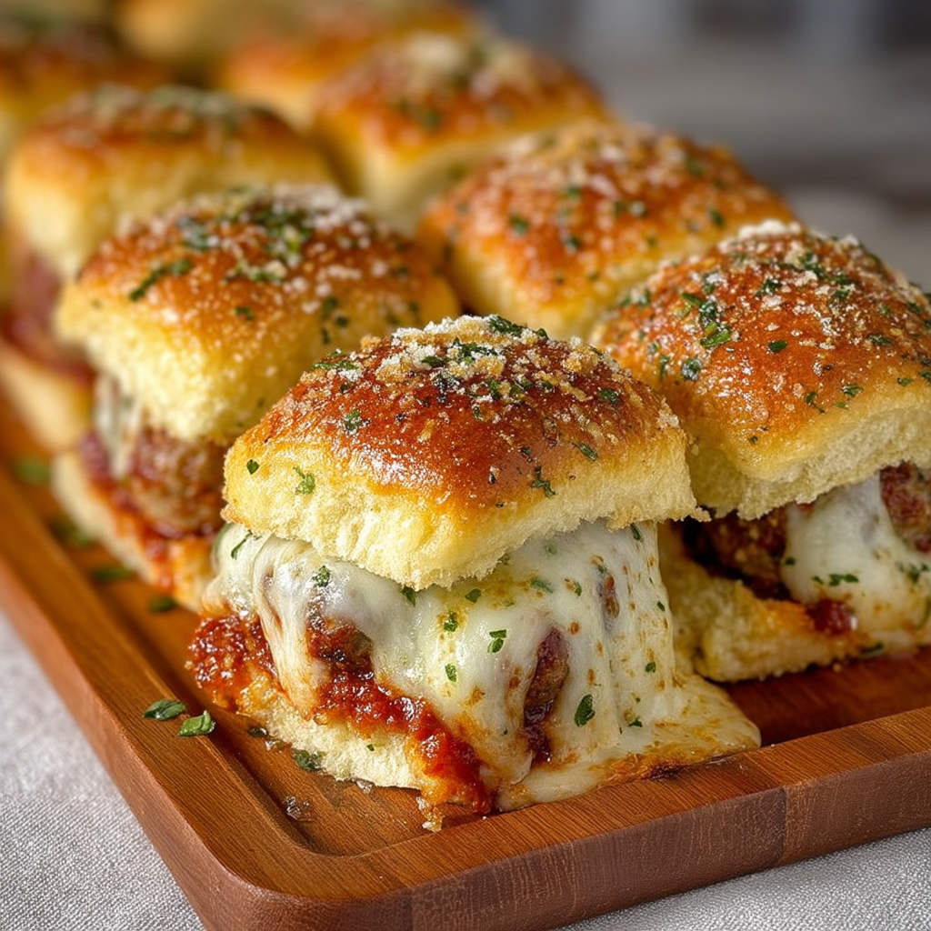 Pull-Apart Meatball Sliders