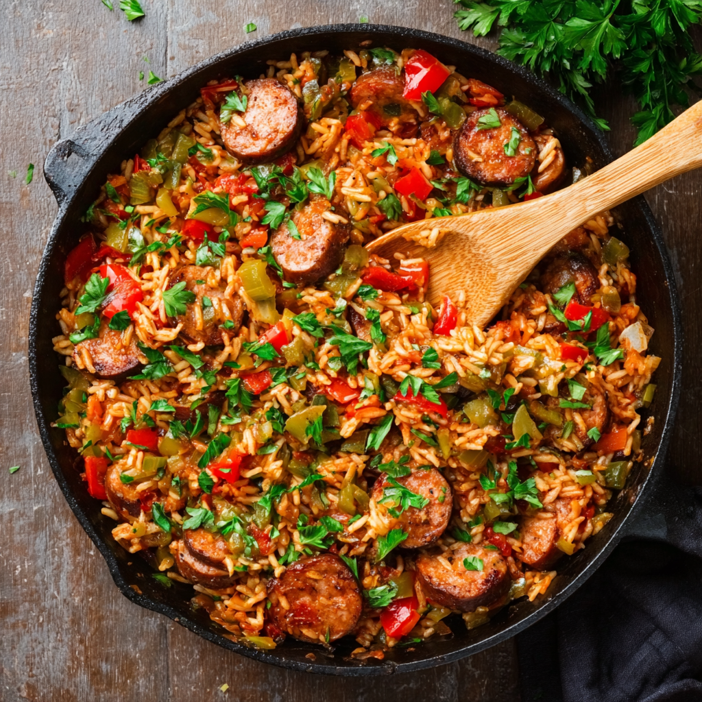 Chicken Sausage and Broccoli Orzo Recipe