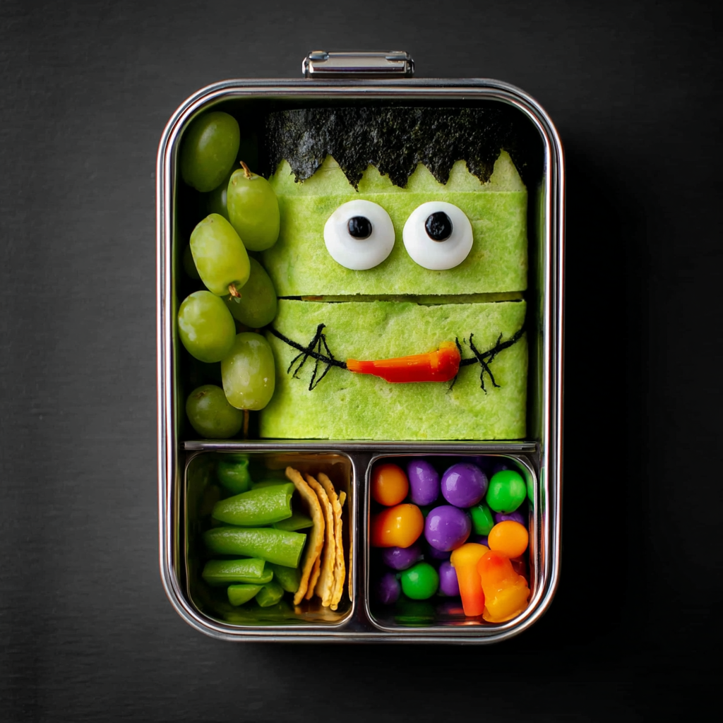 Frankenstein Monster Wrap Lunch