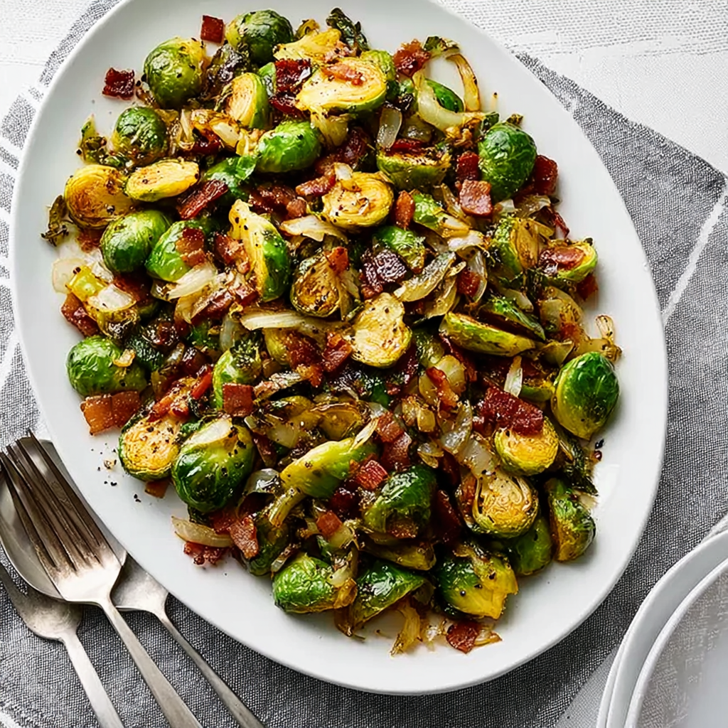 Balsamic Bacon Brussels Sprouts