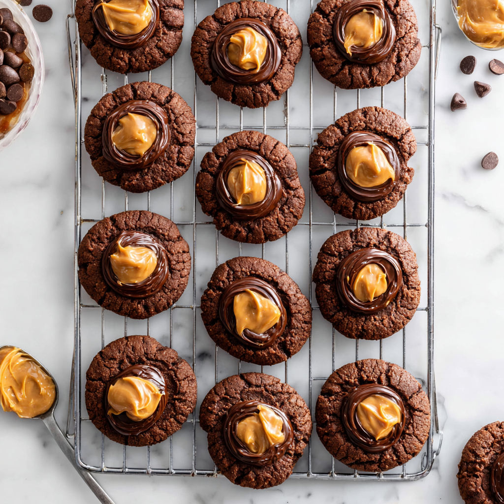 Buckeye Brownie Cookies