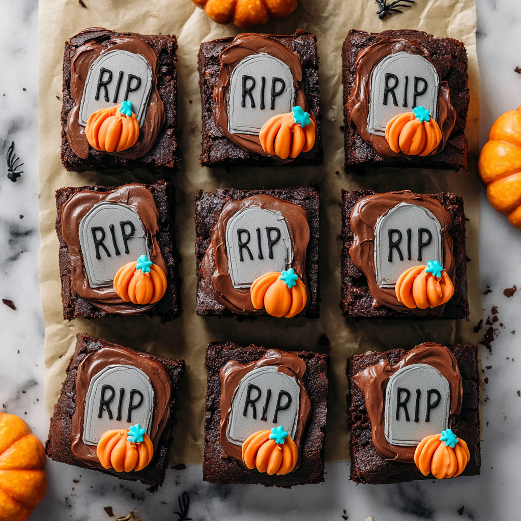 Graveyard Brownies