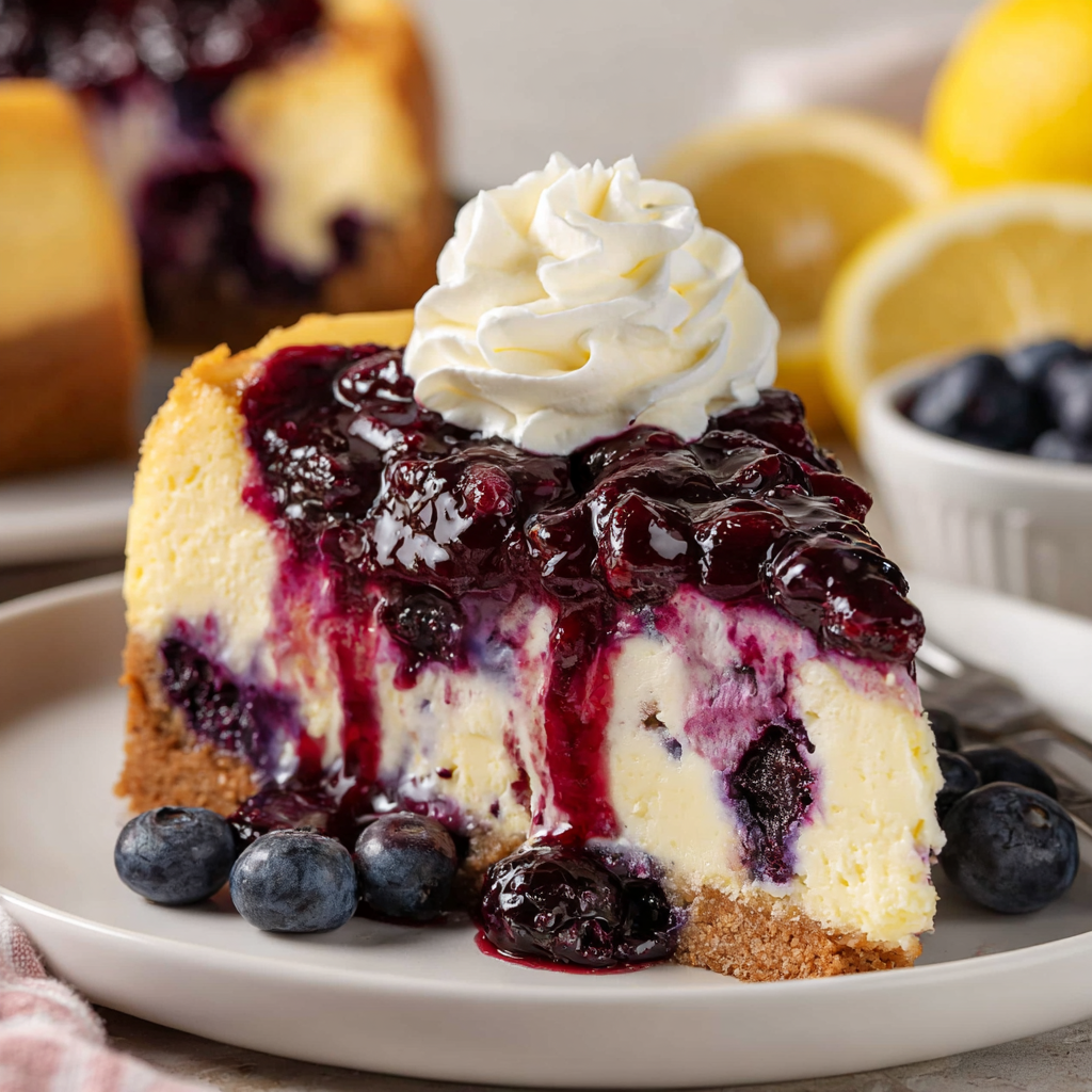 Lemon Blueberry Cheesecake