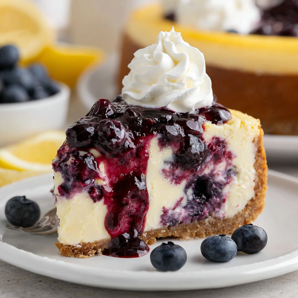 Lemon Blueberry Cheesecake