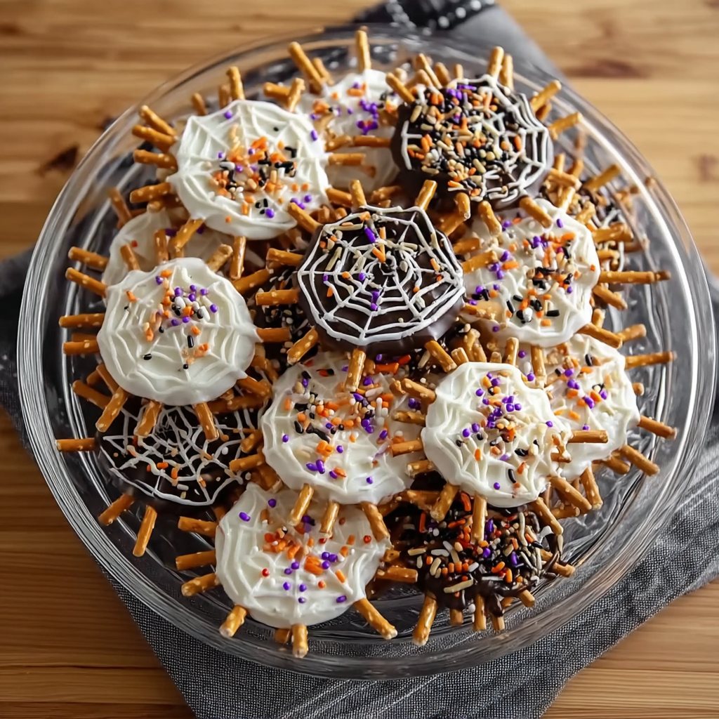 Pretzel Spider Webs