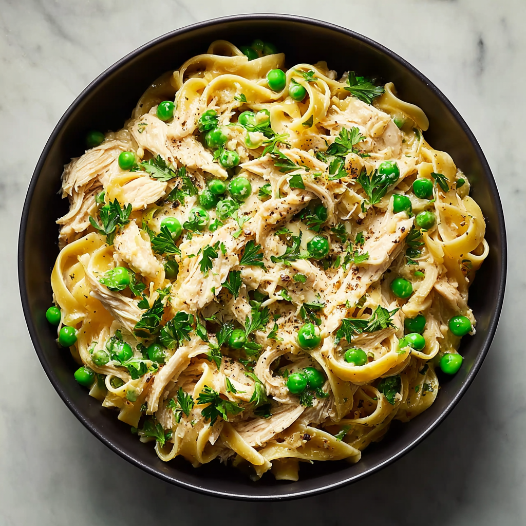 One Pot Chicken and Noodles