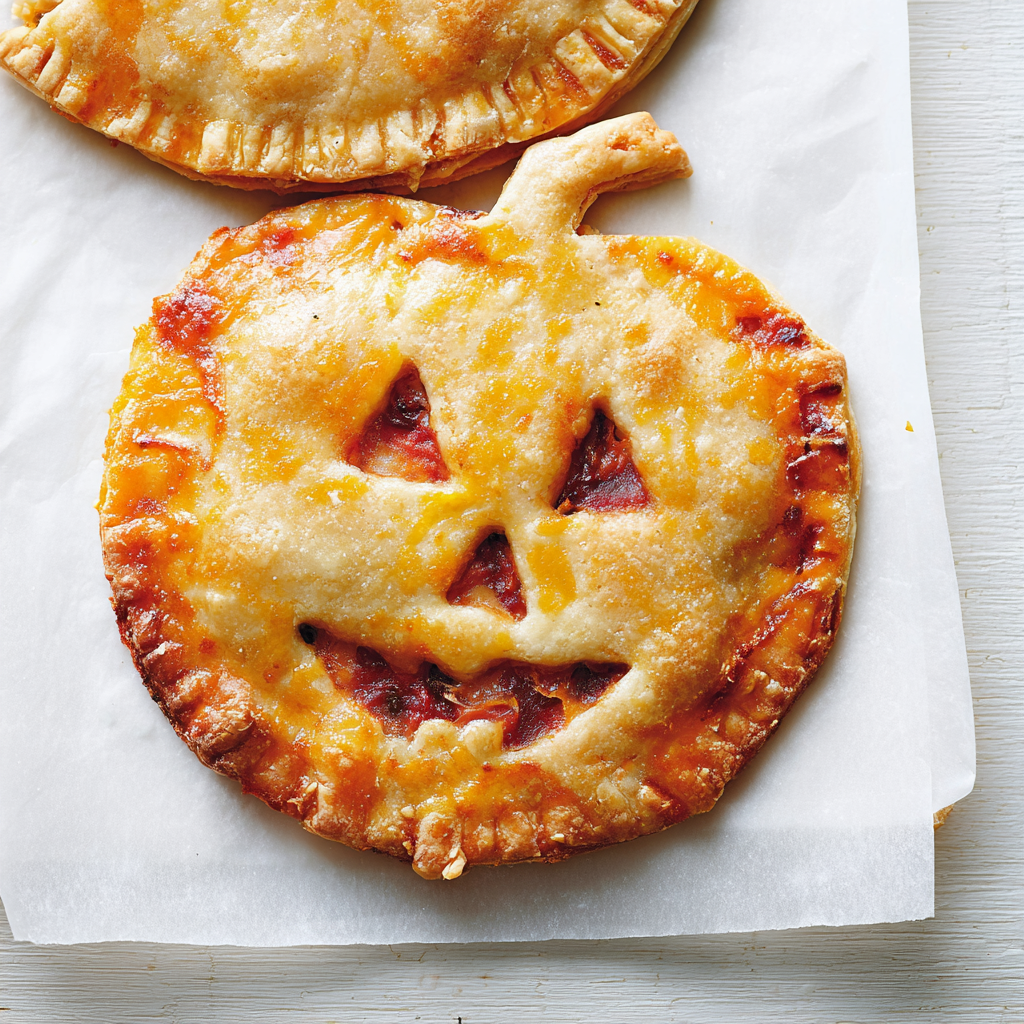 Pepperoni Pizza Pumpkins