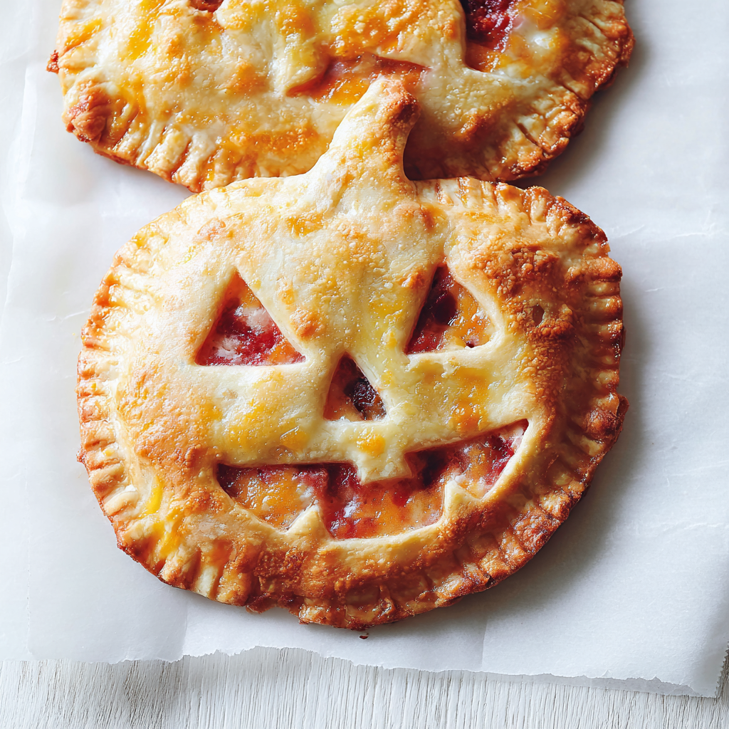 Pepperoni Pizza Pumpkins