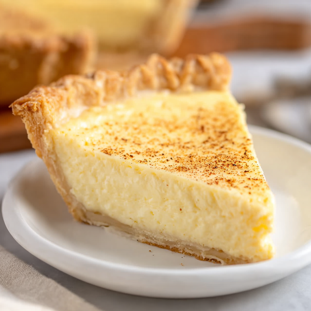Old-Fashioned Egg Custard Pie
