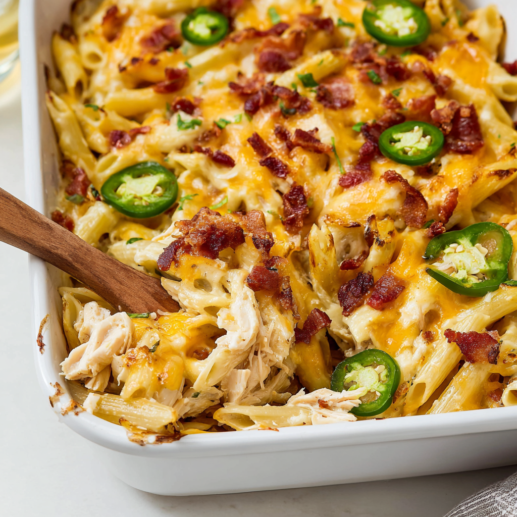 Jalapeño Popper Chicken Bake