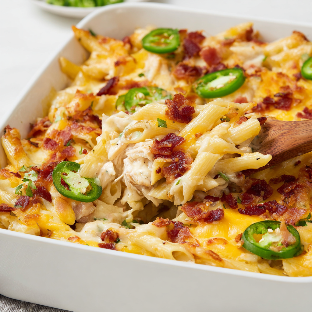 Jalapeño Popper Chicken Bake