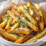Crispy Garlic Parmesan French Fries