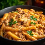 High Protein Creamy Beef Pasta Recipe