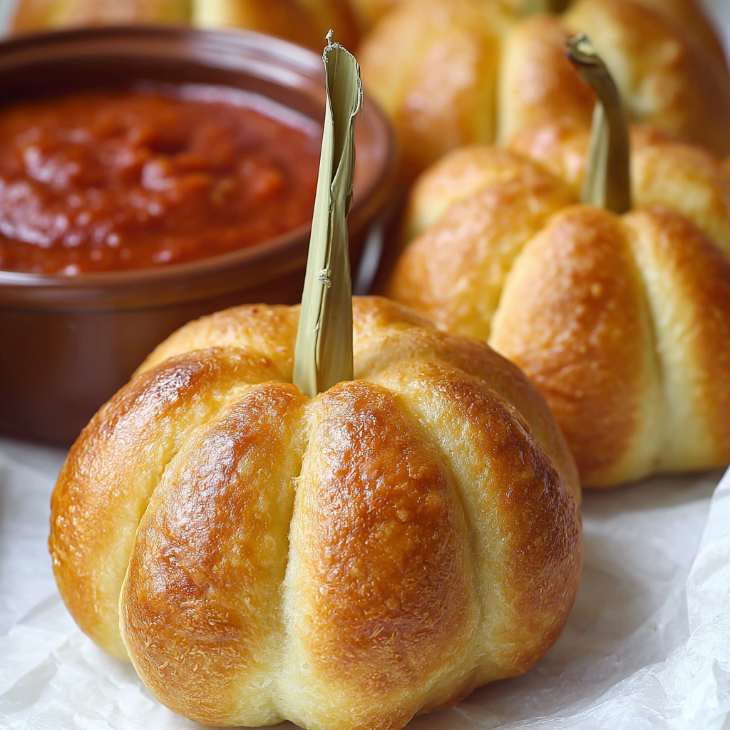 Pepperoni Pizza Pumpkins