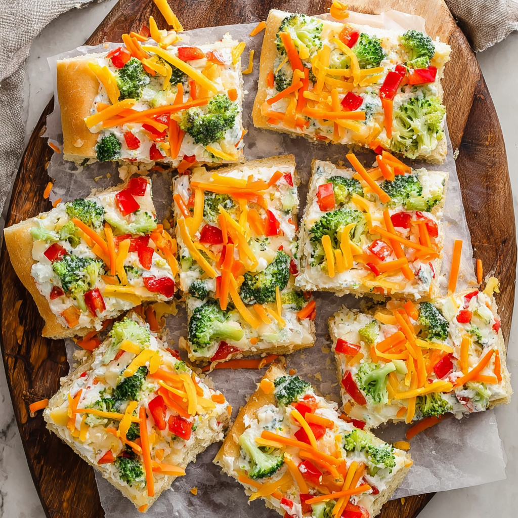 Appetizer Veggie Pizza