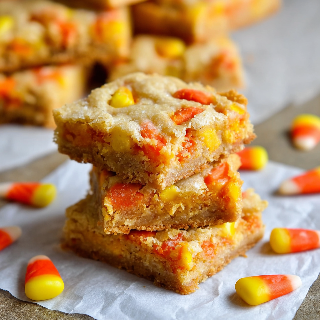Candy Corn Blondies