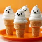 Ghostly Cupcake Cones