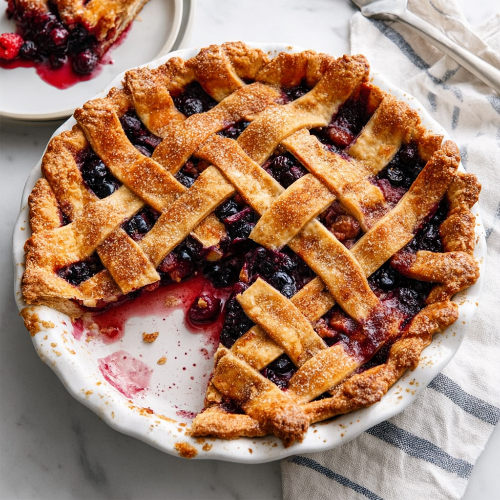 Blueberry Peach Pie Recipe