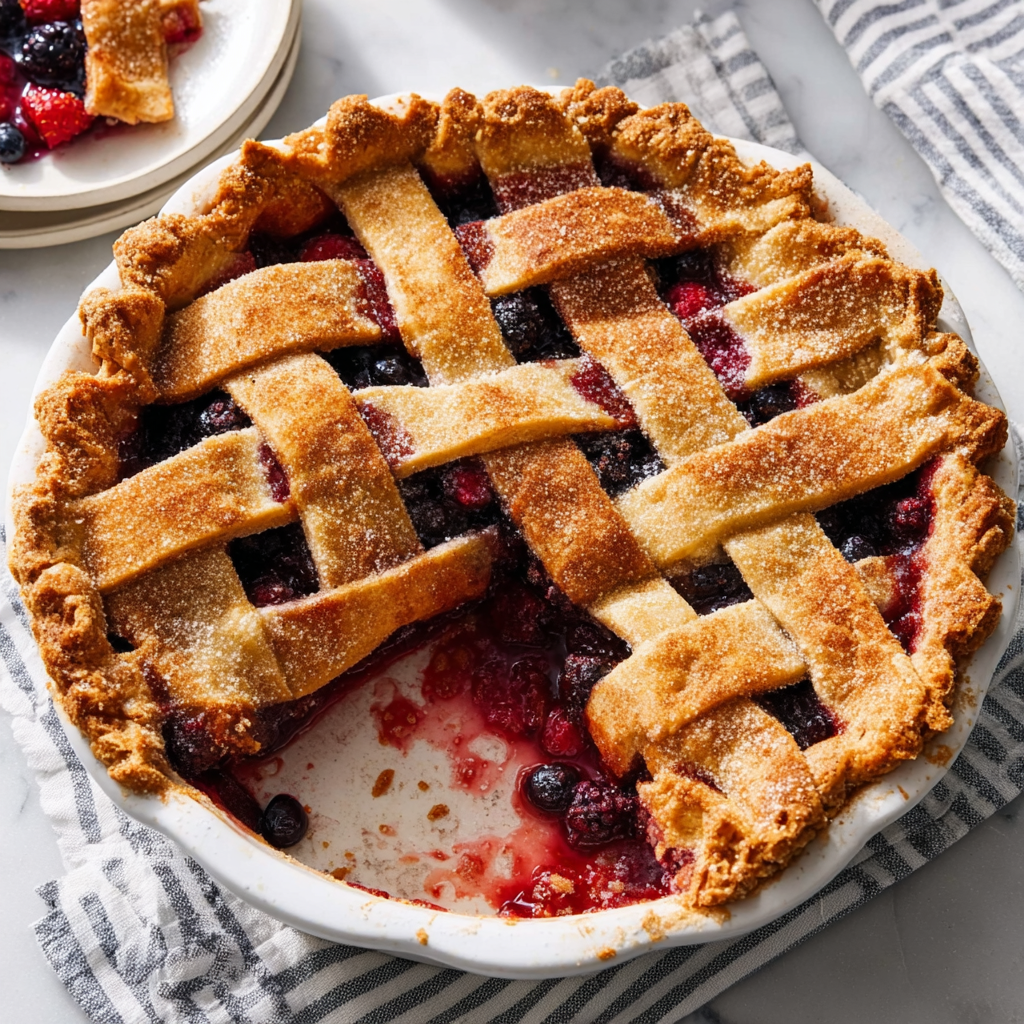Blueberry Peach Pie Recipe