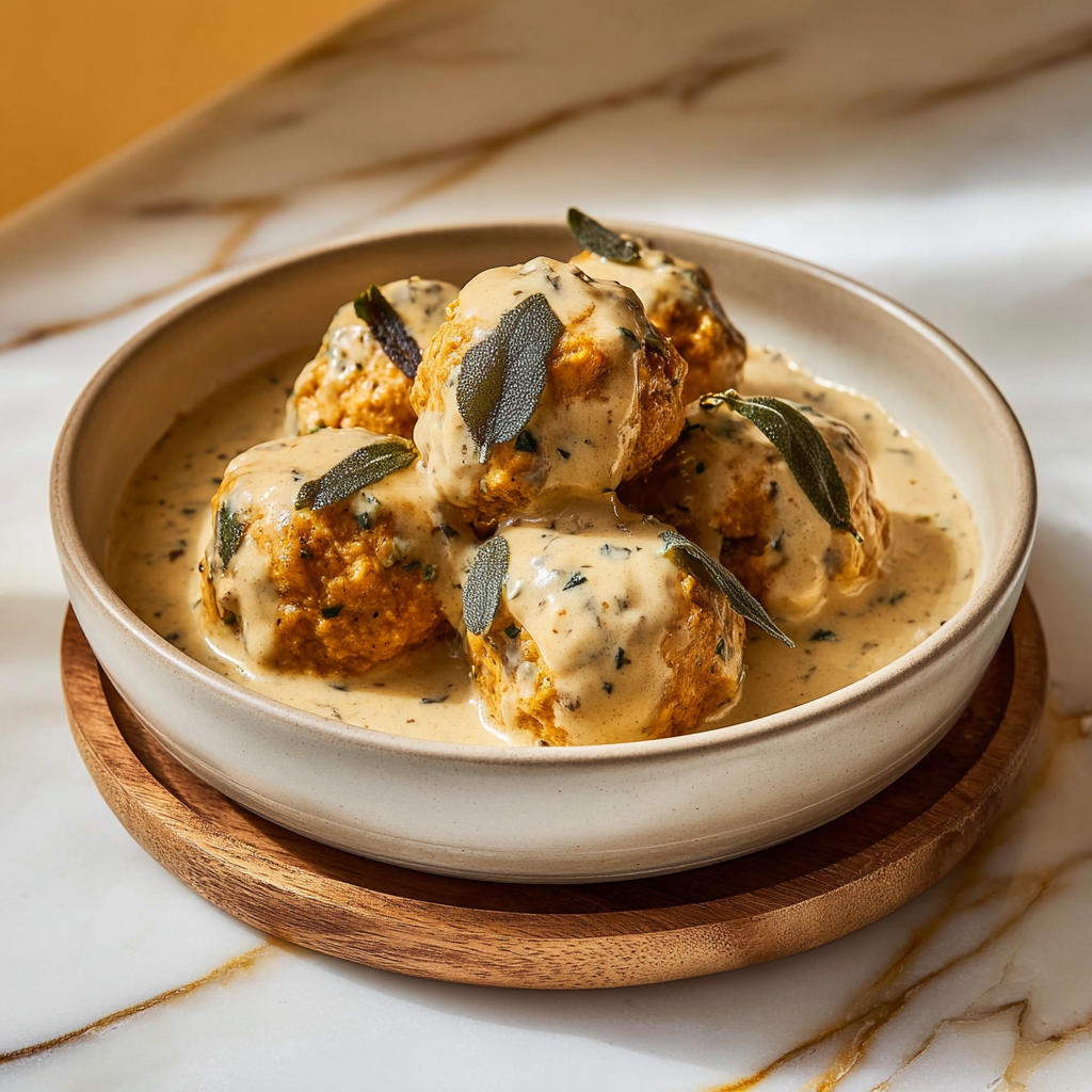 Pumpkin Chicken Meatballs