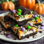 White Chocolate Halloween Oreo Bark