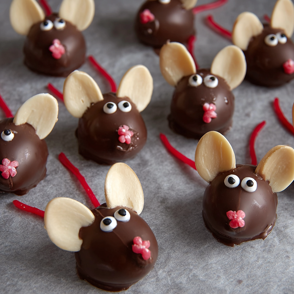 Chocolate Cherry Mice