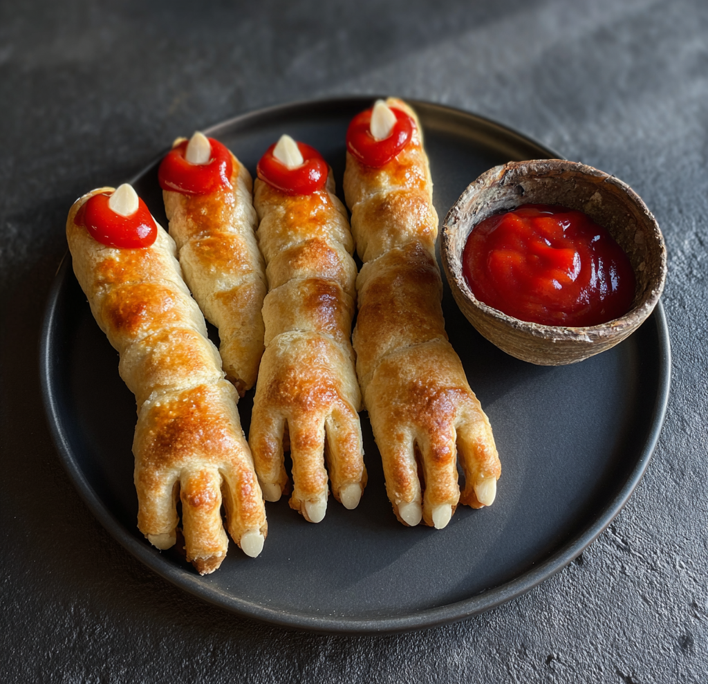 Halloween Witch Hot Dog Fingers