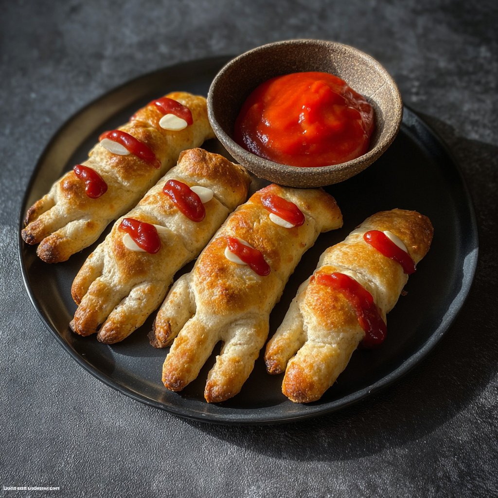 Halloween Witch Hot Dog Fingers