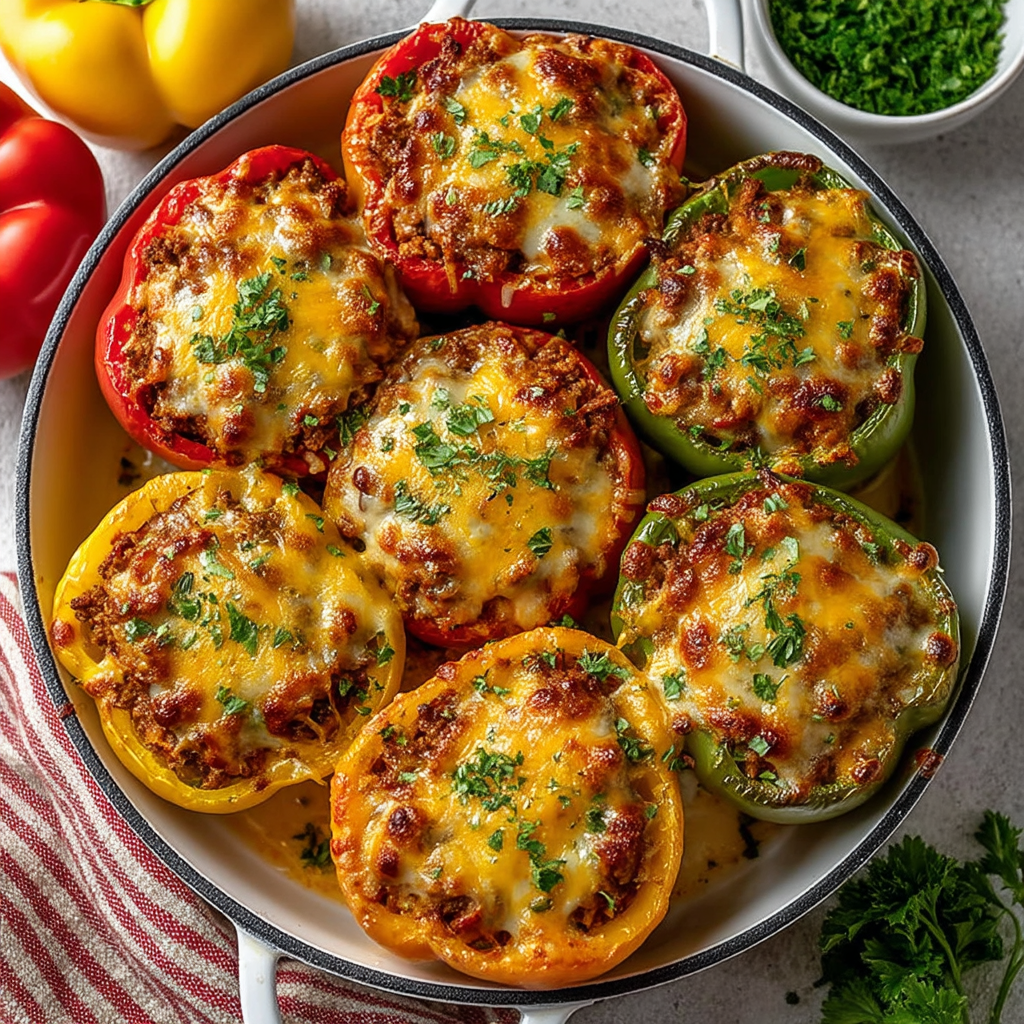 Easy Stuffed Bell Peppers
